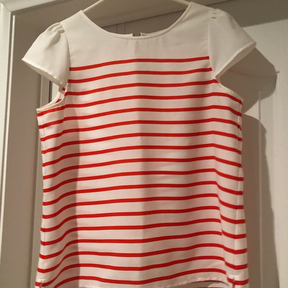 Loft Striped Short Sleeve Shirt